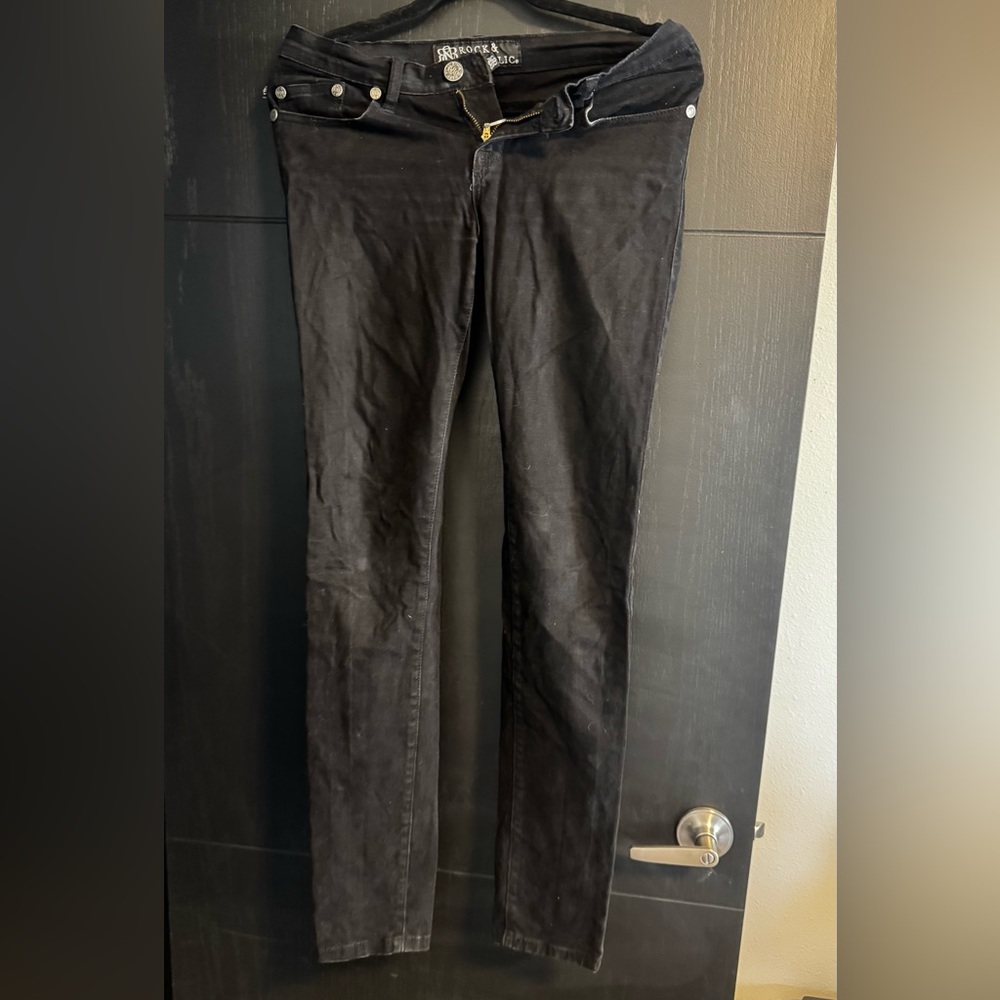 Rock Revival Size 29 Black Skinny Jeans